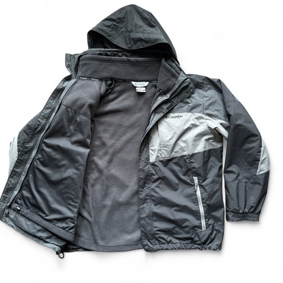 Columbia Mens XL Interchange 3 in 1 Winter Full Zip Jacket Shell + Liner EXC CON - Picture 1 of 16